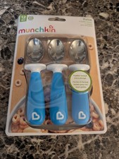 Munchkin  Raise  Toddler Spoon Utensil NEW In Pkg 3 Set