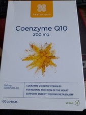 Healthspan Coenzyme Q10 200mg 60 Capsules heart, metabolism help hs