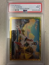 2024 Panini Select - Alter Ego Malik Nabers #13 Gold Prizm /10 (RC)