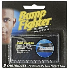 Bump Fighter Refill Cartridge Razor Blades - 5 Cartridges Each (1 Pack)