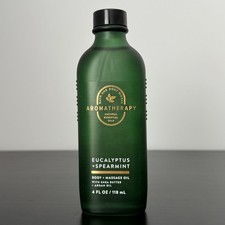 Bath  Body Works Aromatherapy Eucalyptus Spearmint Body and Massage Oil