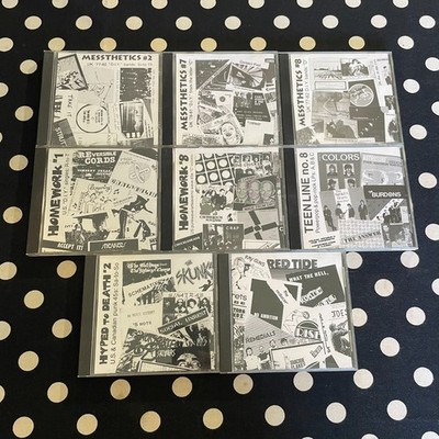 Lot of 8 Hyped to Death Homework Teenline Messthetics CDs KBD Chuck Warner OOP