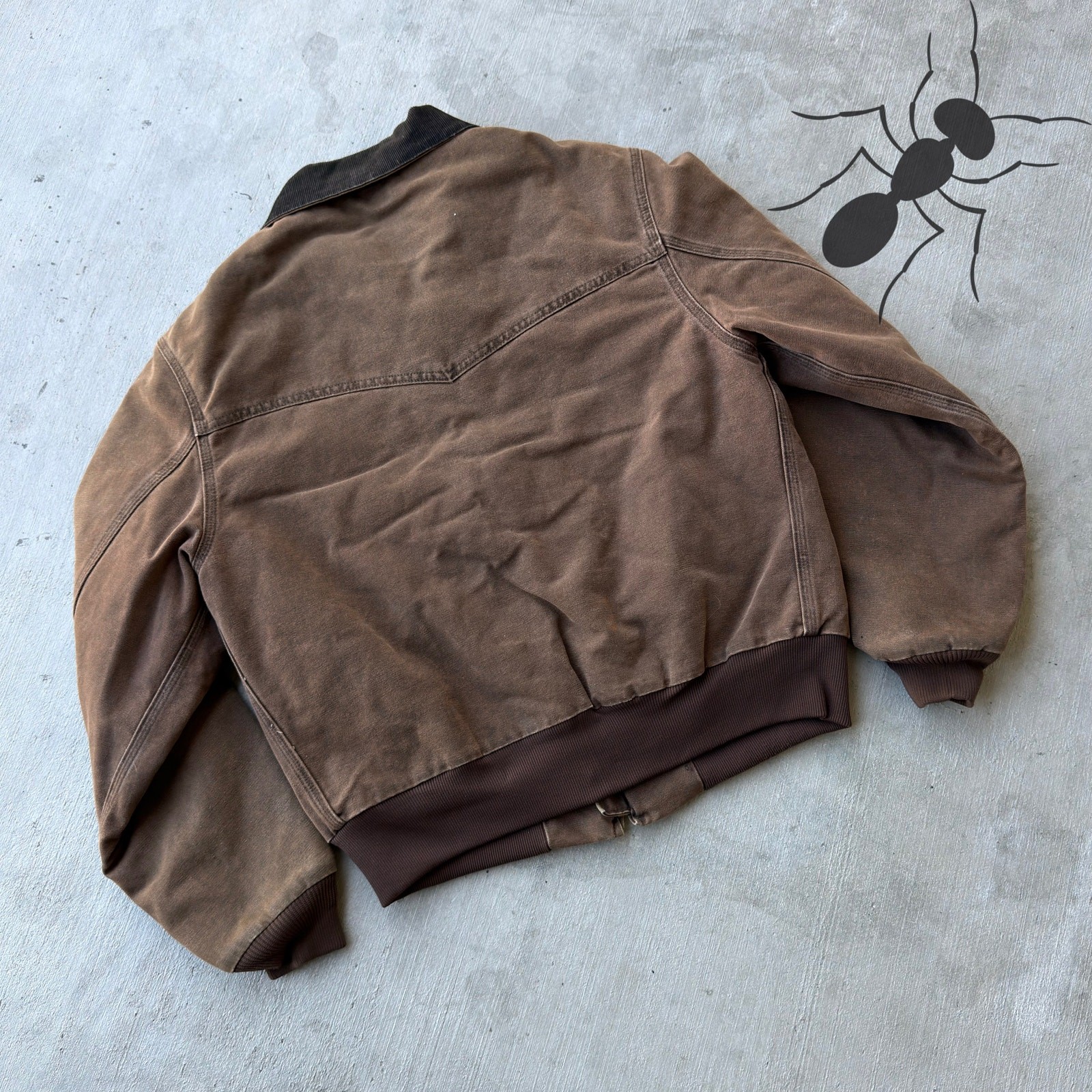 Carhartt brown Santa Fe work wear jacket thumbnail 6
