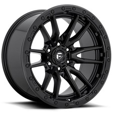 18x9 Matte Black Wheels Fuel D679 Rebel 6x120 1 Set Of 4 67.06