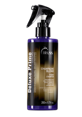 TRUSS Deluxe Prime Champagne Blond 260ml 8.79 fl oz Anti Yellow Spray for Blonde