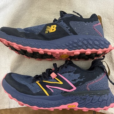 NewBalance Womens9 Fresh Foam X Hierro V7 Trail Run Night Sky/vibrant Pink/black