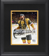 Chandler Stephenson Knights Framed Signed '23 SC Champs 8X10 Raising Cup Photo