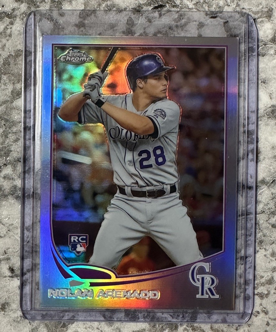 2013 Topps Chrome Nolan Arenado Rookie Refractor Colorado Rockies #78