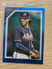 2022 Topps Gallery Dansby Swanson  Blue Foil 35/75 #37 Braves