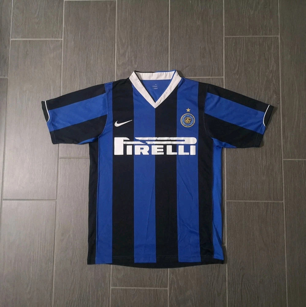 Inter Milan Vintage Retro 2006/07 Heim Trikot Größe: S Pashanim Y2K Fußball Nike