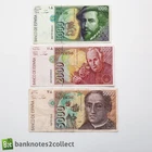 SPAIN: Set of 3 Spanish Peseta Banknotes.