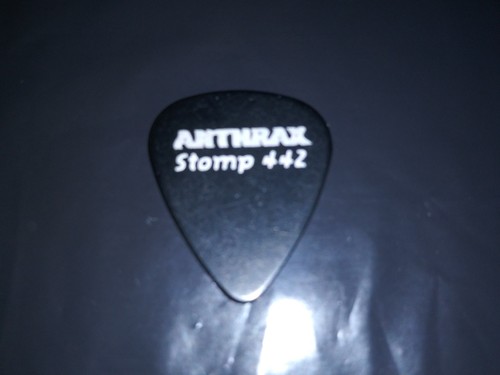 ANTHRAX Stomp 442 Logo Metal Thash Band 1995 Promo Concert Tour GUITAR PICK