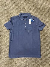 Nautica Mens Blue Polo Shirt Slim Fit Small/S KR5293 New With Tag