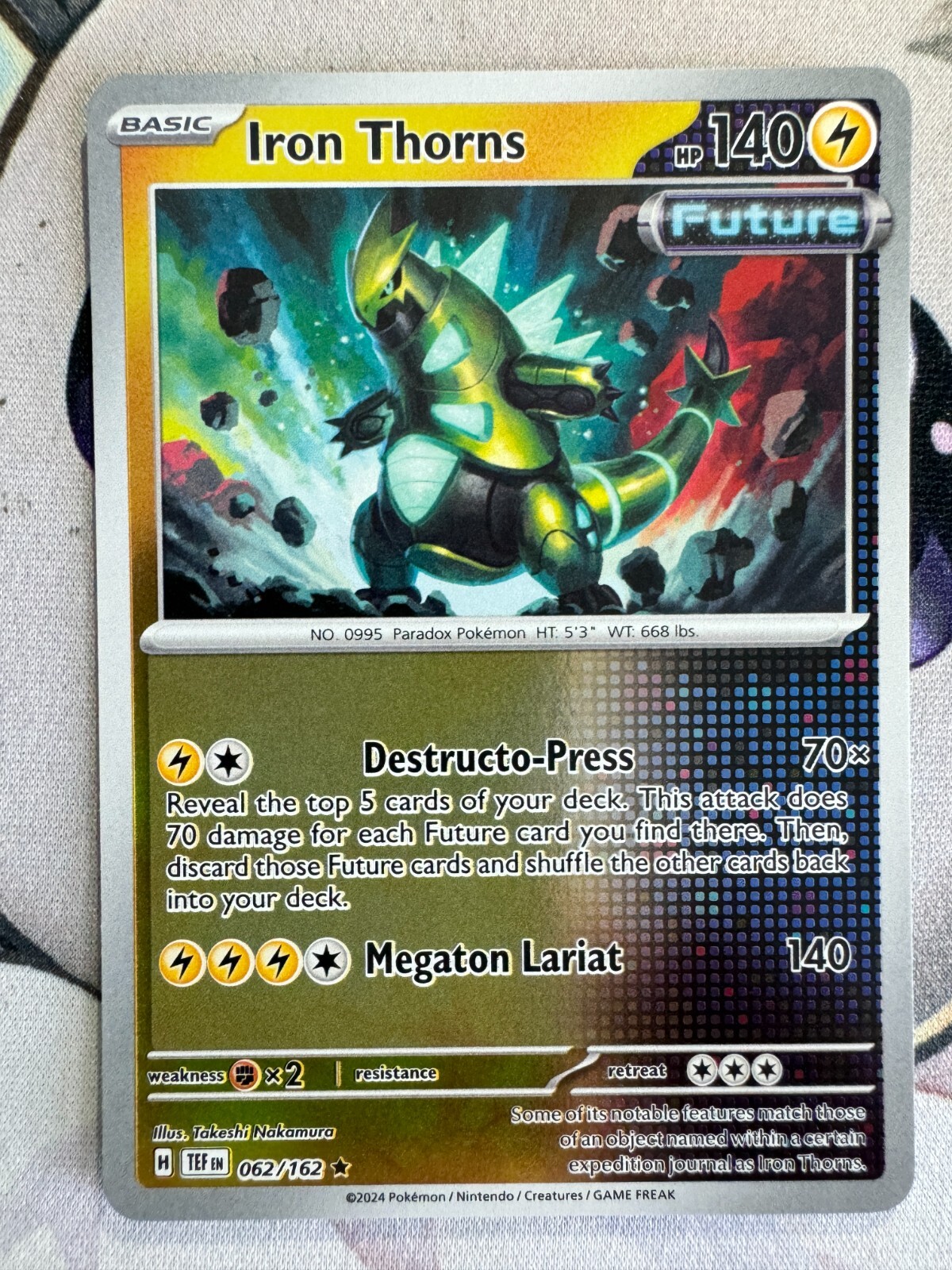 Iron Thorns Reverse Holo English Pokemon TCG BKL190\