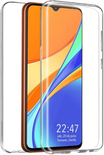 Coque De Protection 360° Pour Xiaomi Redmi 9C - Gel Avant Et Dos Rigide - Transparente