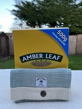 Pale Blue Hemp Cigarette Tobacco Pouch Case Organiser Rolling Paper Pocket 🍁 