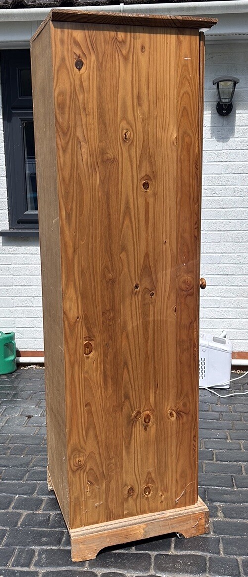 solid pine single wardrobe eBay