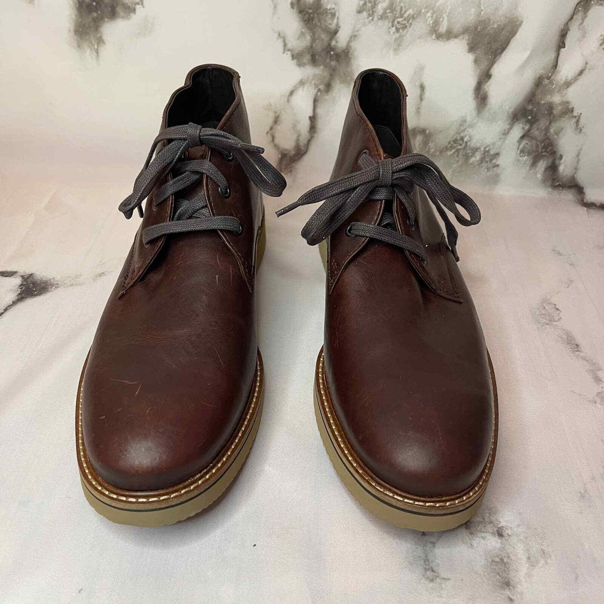 Dunham Clyde Chukka Boots Saddle Brown Leather Size 11.5  display picture 1