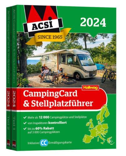 Europa 2024, CampingCard & Stellplatzführer ACSI Acsi (u. a.) Taschenbuch 2023 - Bild 1 von 1