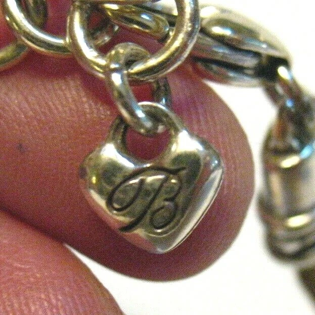 PULSERA BRIGHTON PLATA ORO PIEDRA ORO OSCURO SEDA CORDÓN 7 A 8 1/2 PULGADAS Foto 2 de 2