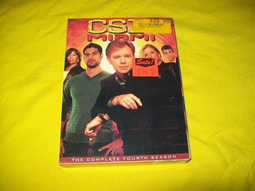 CSI: MIAMI DIE KOMPLETTE VIERTE STAFFEL 4 VIER DVD