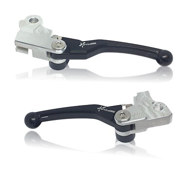 Paar Schwarze Bruchfeste Hebel BETA RR 50 RR 125 (4T) 2011-2026