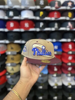 New Era Philadelphia Phillies 2008 WS Camel/Burgundy 59fifty