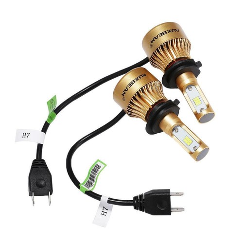 AUXBEAM H7 72W LED Headlight Bulbs 8000LM Low Beam Conversion Kit 6000K White - Picture 12 of 12
