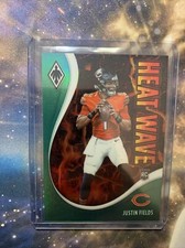 2021 Phoenix Football Justin Fields Heat Wave Teal Rc /149