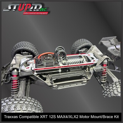 Traxxas Compatible XRT 12S MAX4/XLX2 Motor Mount/Center Brace Kit - StupidRC