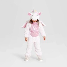 Plush Pink Unicorn Toddler Hooded One-Piece Halloween Costume 18-24 Months 4643