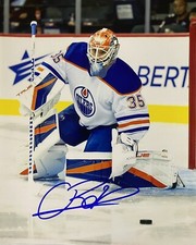 Olivier RODRIGUE Signed 8x10 Photo! Edmonton OILERS- BAKERSFIELD GOALIE! W/COA