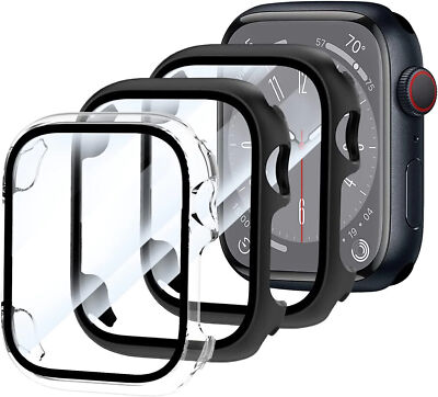 Apple iWatch Series 10/9/8/7/6/5 Full Case Cover Hartglas Displayschutzfolie