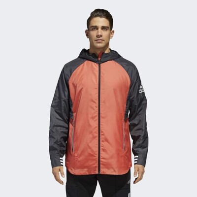 Adidas ID Athletics RAIN Jacket Men's (Color: RAW AMBER