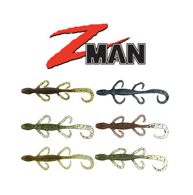 Z-Man LizardZ 6'' 6pk Lizard Soft Plastics Creature Bait ZMan Fishing Lure Choose
