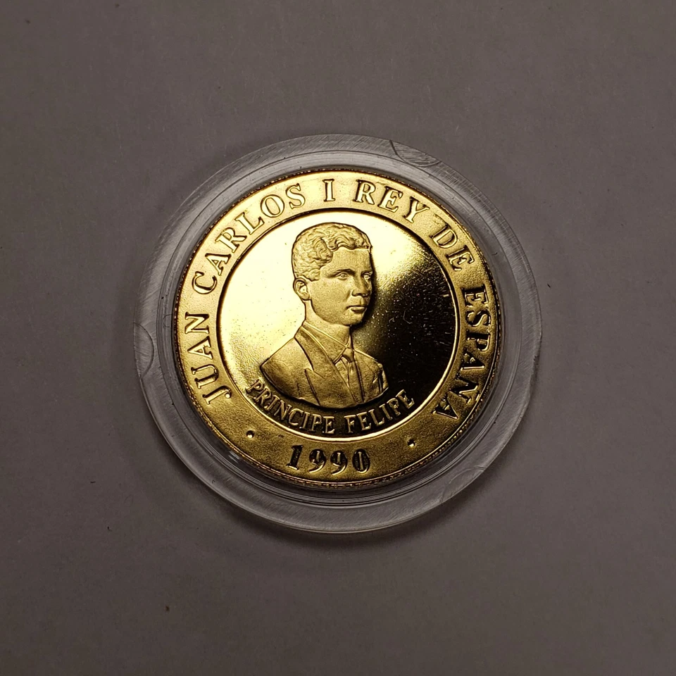 1992 Spain 10000 Pesetas Olympic Gold Proof Coin - OGP CoA - 0.1082 AGW - G3847 - Image 4 of 4