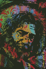 Jerry Garcia Pop Art Counted Cross Stitch CHART No. 51-127