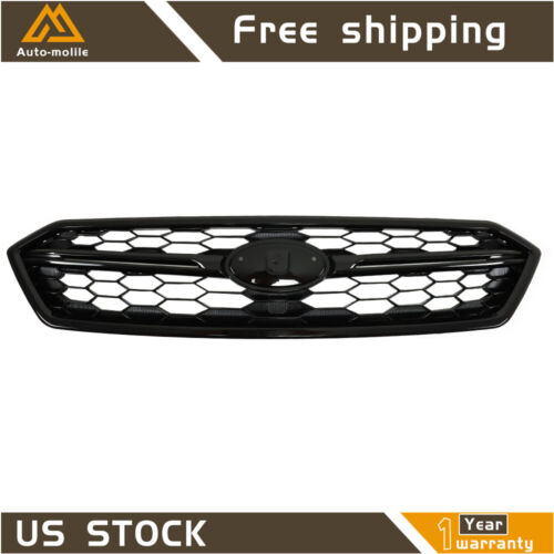 Front Center Grille Honeycom Grill For 2018 2019-2021 SUBARU WRX STI Style - Bild 4 von 8
