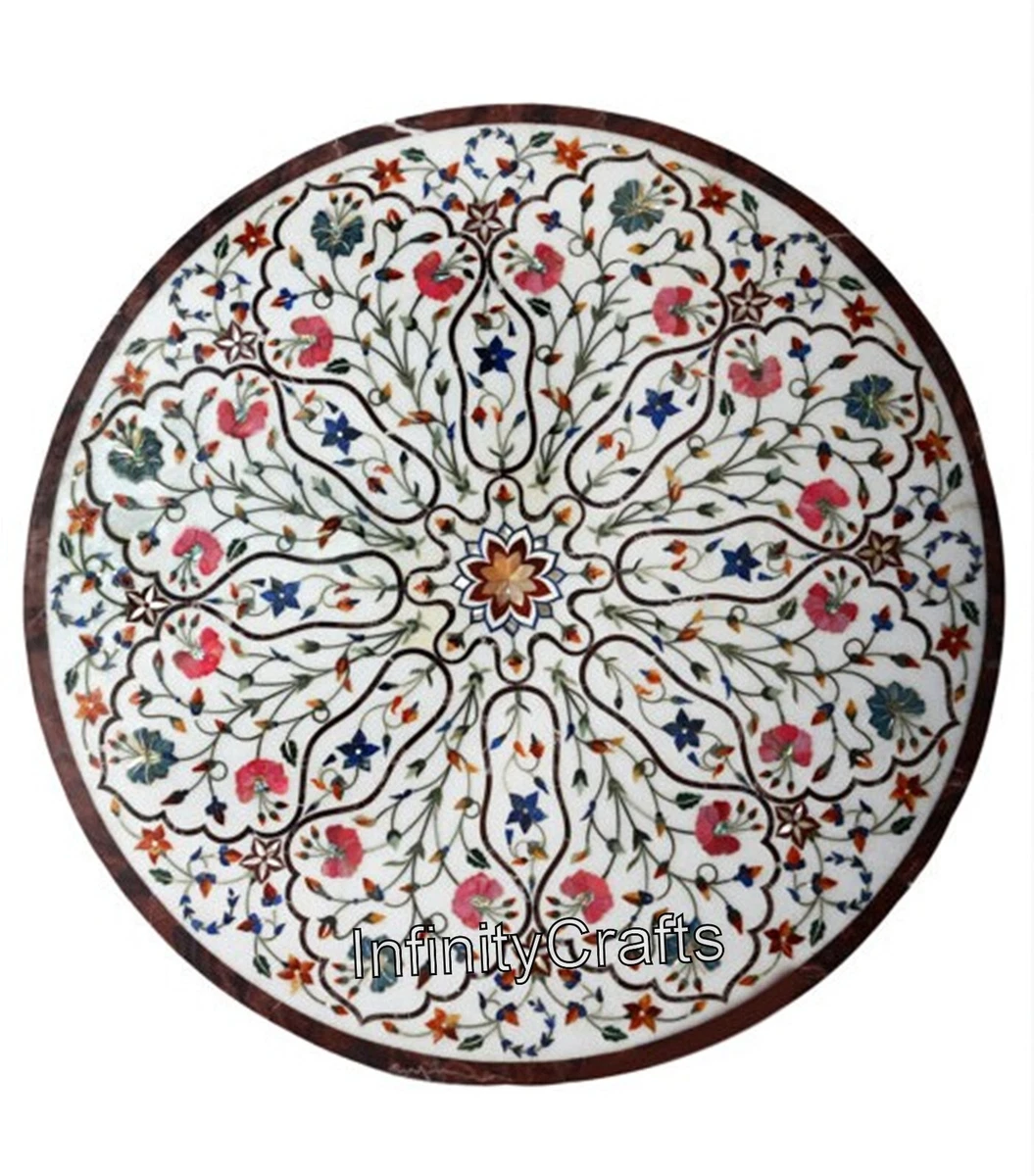 30 inch round 2024 marble table top