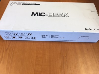 Audiophony Mic Desk Intercom for Combo240 Combo130 Combo60 & Prezone642