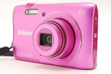 Nikon COOLPIX S3700 20.1MP 8x Wi-Fi Digital Compact Camera Mult colors 90 new