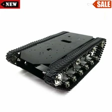 TS700 Tracked Robot Chassis Robot Tank Metal Track w/ Motor without Controller