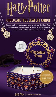 Charmed Aroma Harry Potter™ Chocolate Frog Jewelry Candle & Wizard