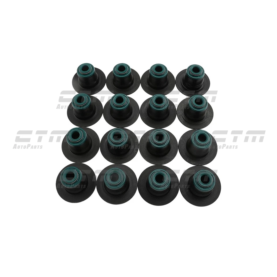 Valve Stem Seals Set of 16 For 2000-10 Dakota Ram Truck 1500 Jeep Grand Cherokee Foto 2 de 4