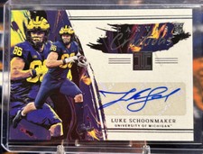 2023 Chronicles Draft Picks LUKE SCHOONMAKER Impeccable Canvas Creation Auto RC!