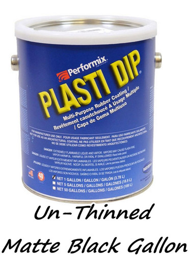 1 Gallon Matte Black UNTHINNED Performix Plasti Dip Concentrate FULL ...