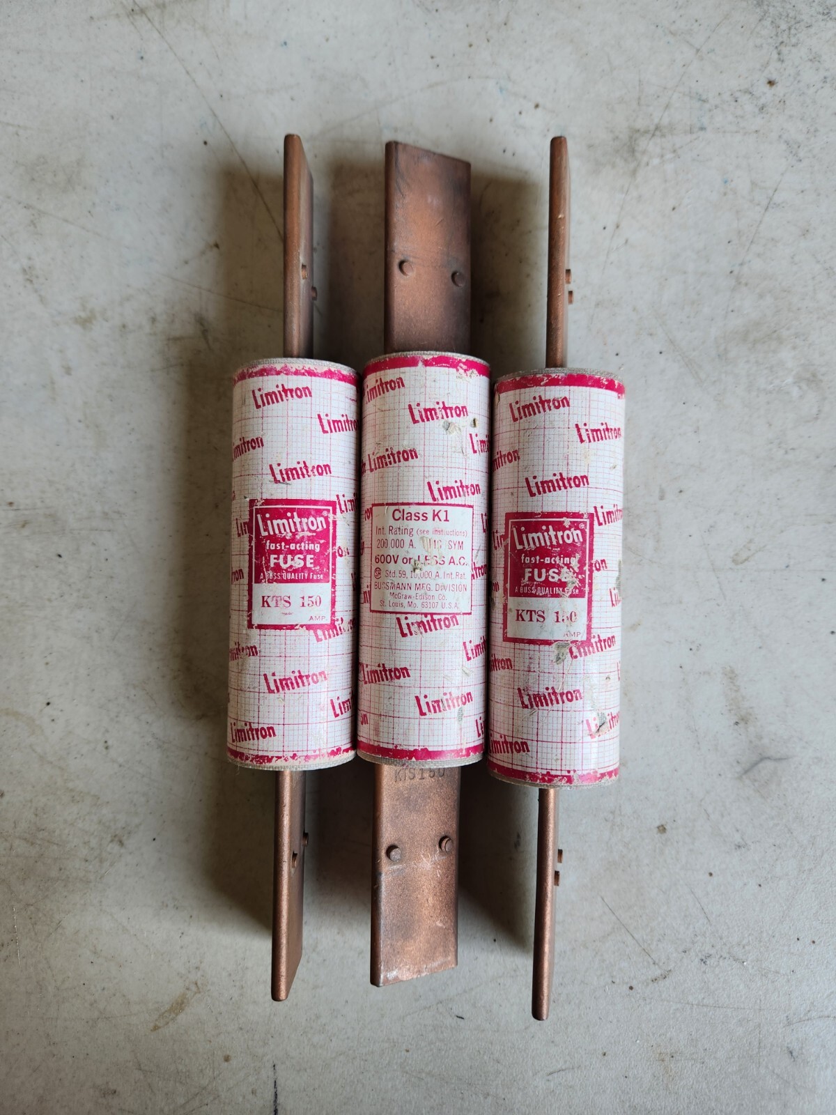 *NOS* Bussman Limitron KTS 150 Fast Acting Fuse(Lot of 3)