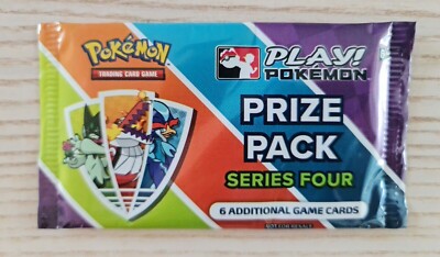Play! Pokemon Prize Pack Series 4 Factory Sealed booster pack TCG