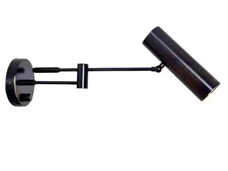 Modern Wall Lamp Swing Arm Wall Light Sconce, Cylinder Reading Sconce - Image 4 of 4