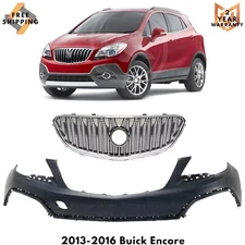 Front Bumper Cover Fascia & Grille Assembly Kit 2013-2016 Buick Encore